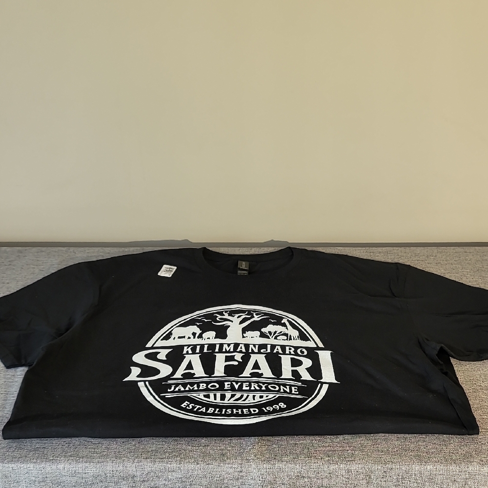 Black Unisex Disney Kilimanjaro Safari T-Shirt 2XL